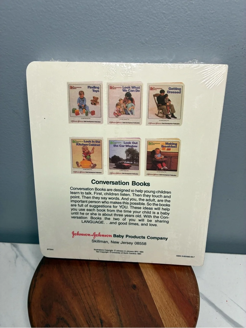 1985 Johnson & Johnson Conversation Books Set of 3 Sealed Child Development